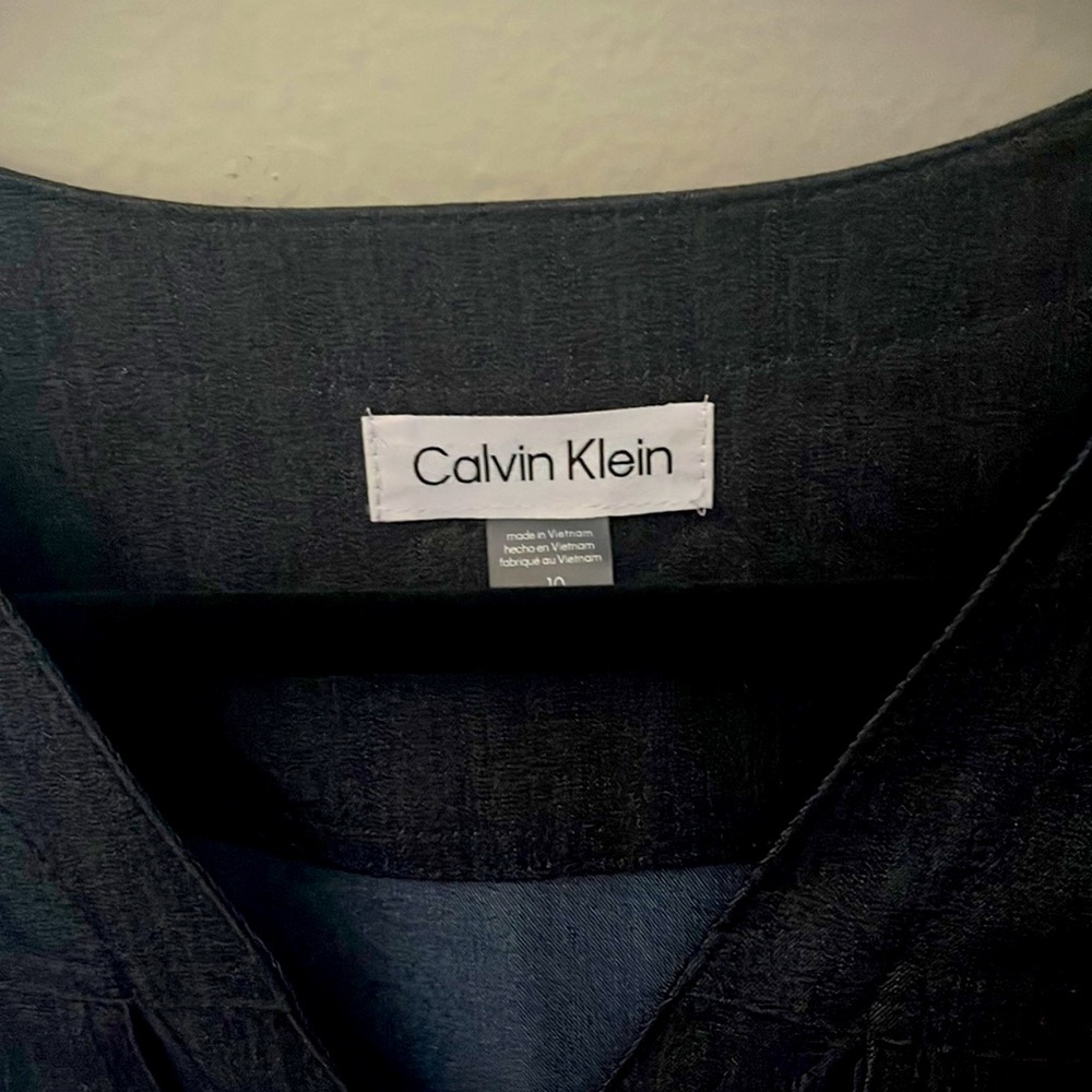 NWT Calvin Klein Cotton Denim dress